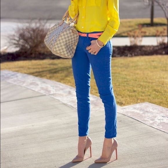 J. Crew Denim - J. Crew Toothpick Jeans in Bright Blue